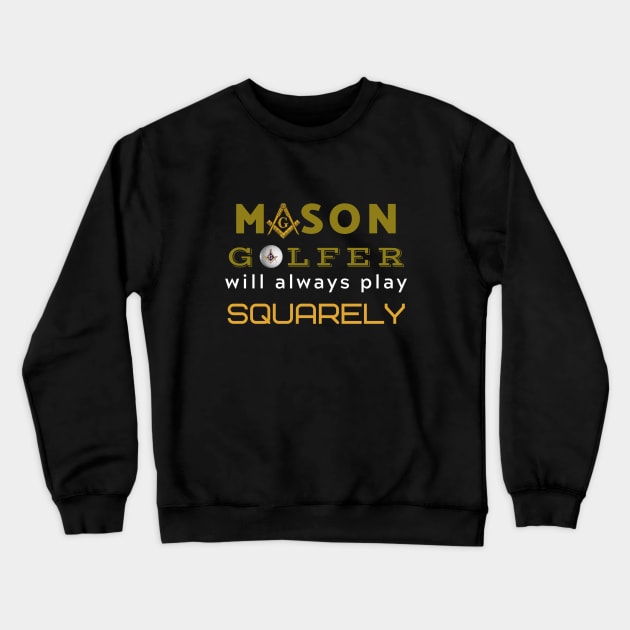 Mason Golfer Crewneck Sweatshirt by Hermz Designs